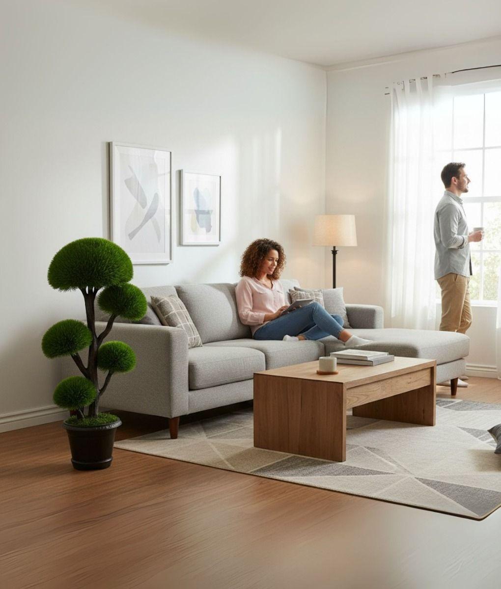 Planta Artificial Decorativa Estilo Bonsái Interior Jhn-4