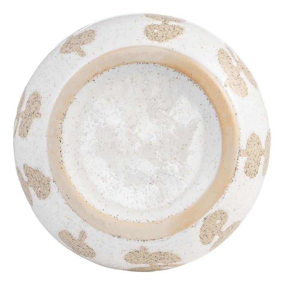 Jarrón Cerámica Flores Contemporáneo Decoración 25cm Jhn-9