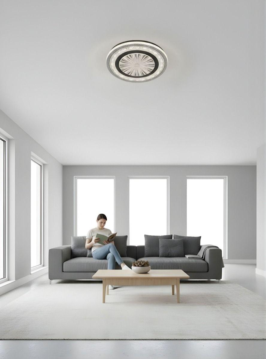 Lámpara Techo Plafón LED Diseño Escultural Patrón Radial Jhn-3