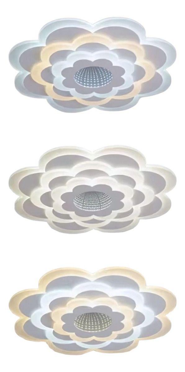 Lámpara Techo Decorativa LED Flor Efecto 3D Jhn-1