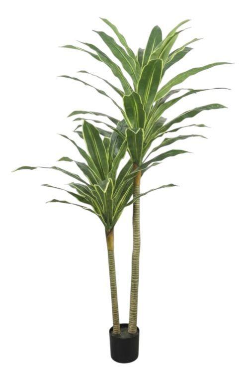 Planta Artificial Tropical Palmera Adorno Doble Tronco Jhn-2