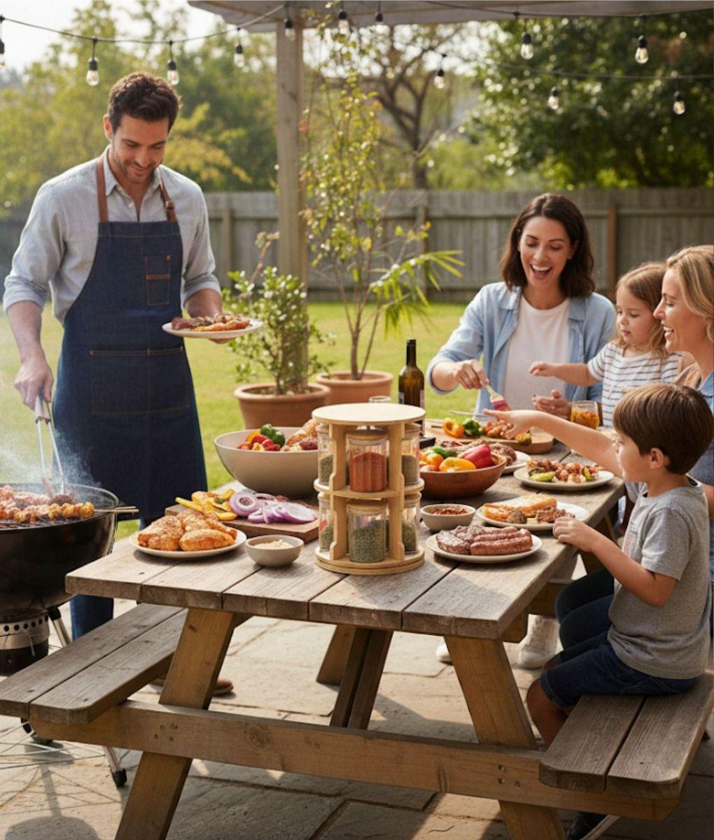 Especiero Organizador Cocina Almacenamiento Moderno Jhn-3