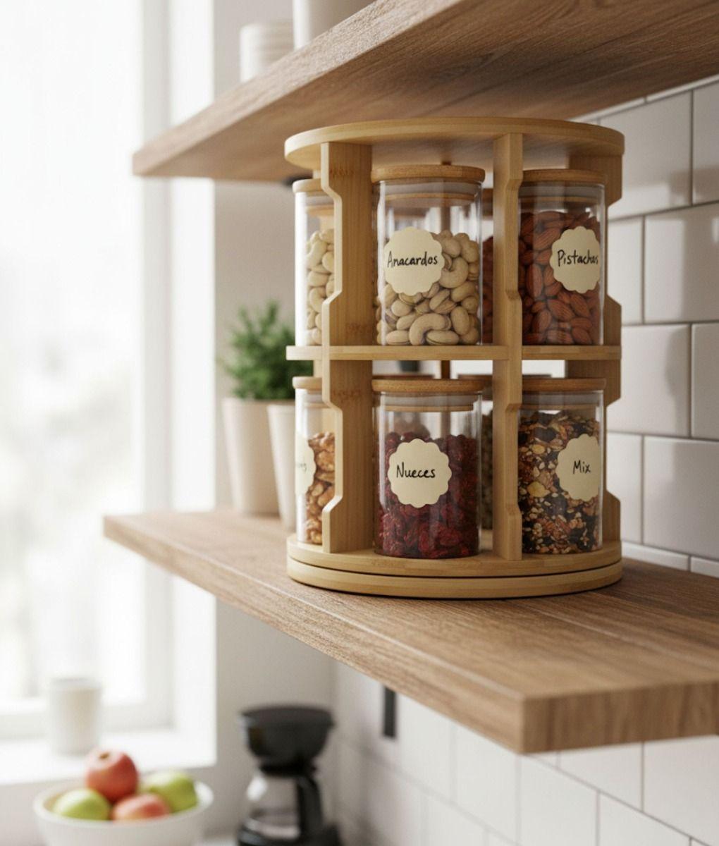 Especiero Organizador Cocina Almacenamiento Moderno Jhn-8