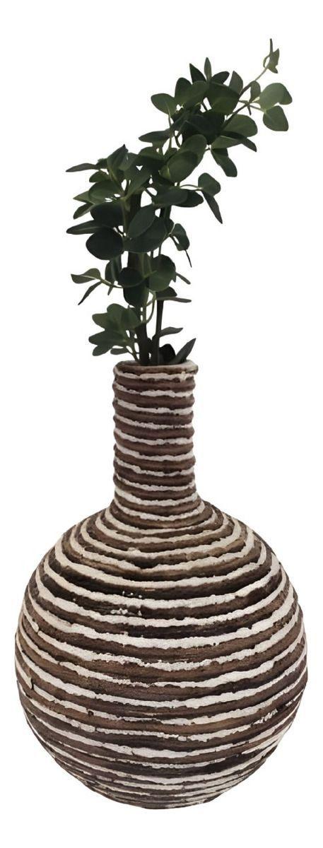 Florero Decorativo Jarrón Moderno Estilo Artesanal Jhn-2