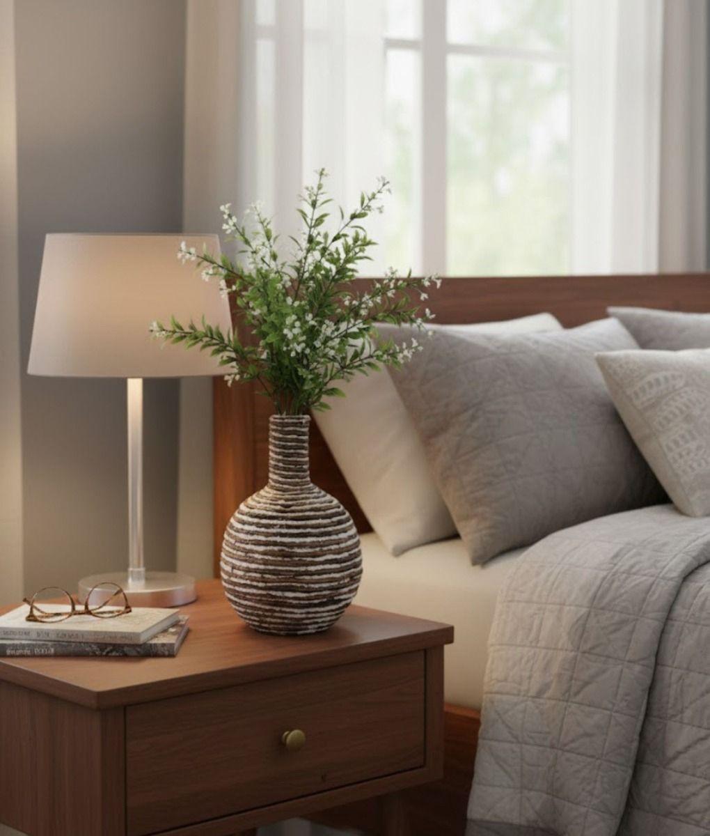 Florero Decorativo Jarrón Moderno Estilo Artesanal Jhn-7