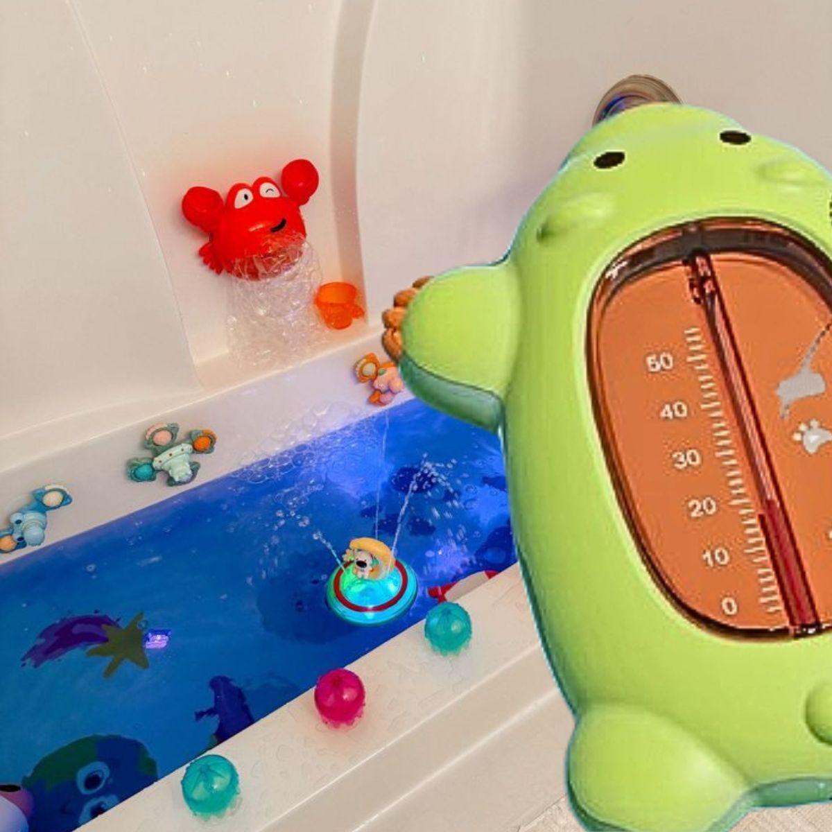 Set 3 Termometro Ducha Agua Baño Diseño Oso Niños Lau-7