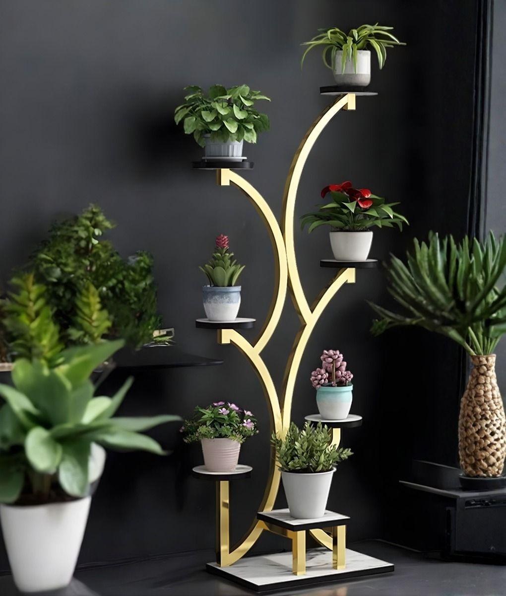 Porta Macetas Soporte Plantas 7 Niveles Estante Alto Jhn-7