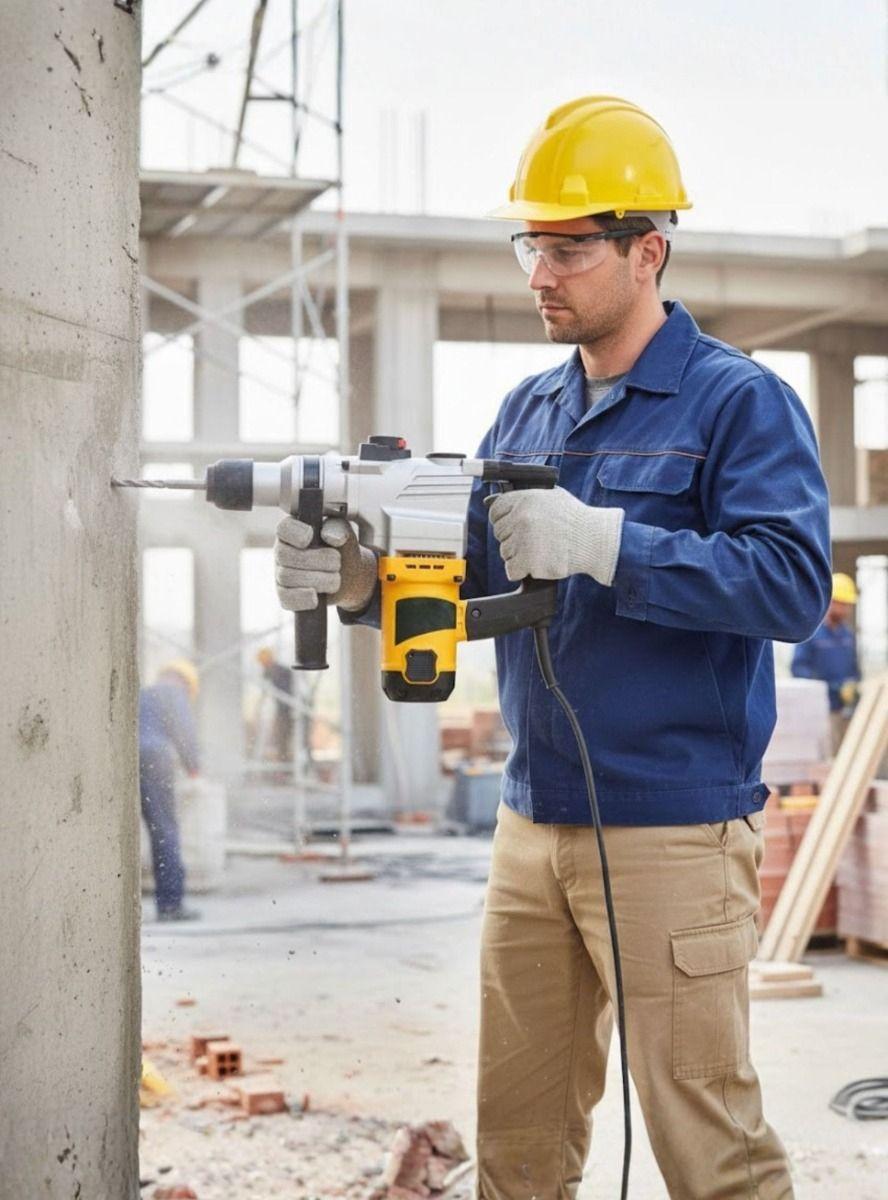 Martillo Demoledor Rotativo Profesional Obra Hogar Jhn-2