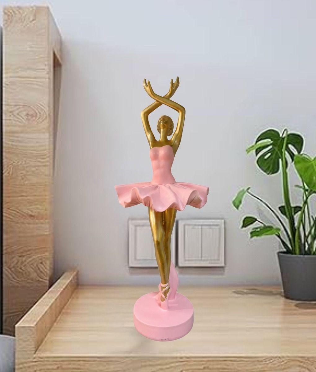 Estatua Decorativa Figura Bailarina Ballet Adorno Jhn-7