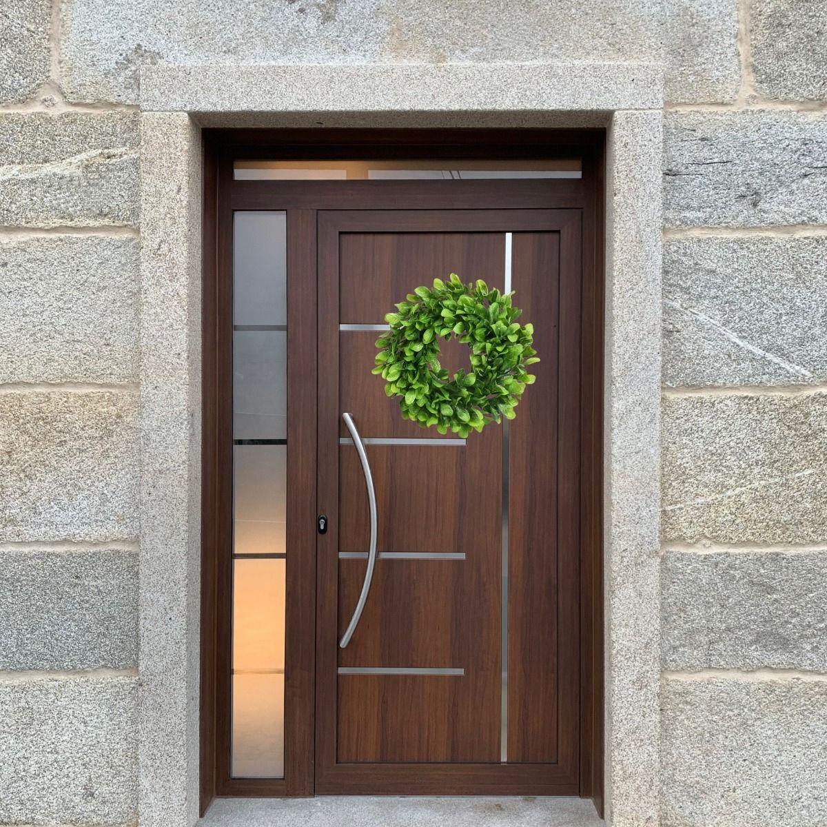 Set de 2 Corona Artificial Puerta Decorativa Eucalipto Jhn-7