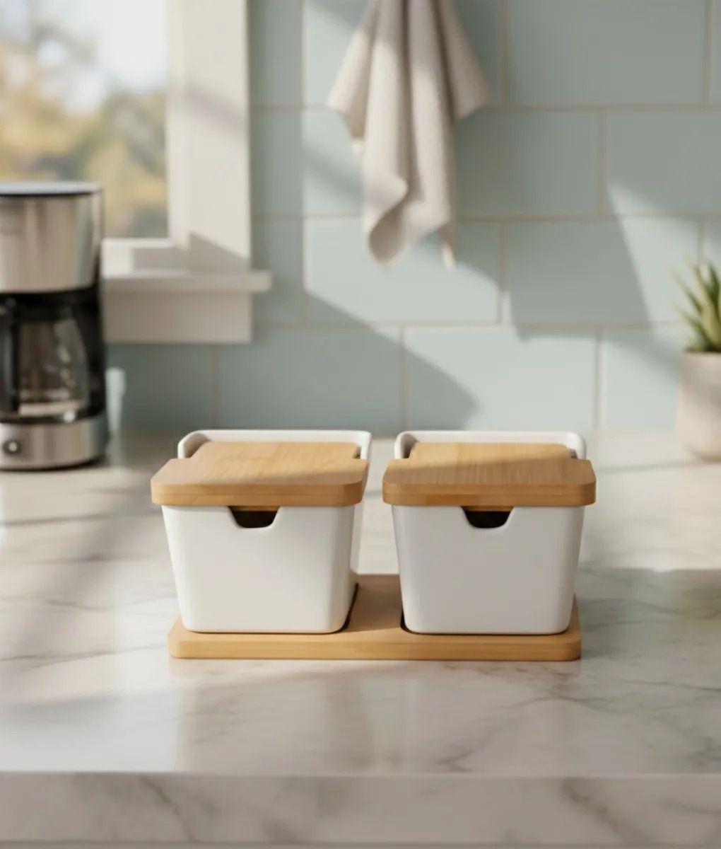 Set 2 Contenedores Diseño Minimalista Almacenamiento Jhn-4