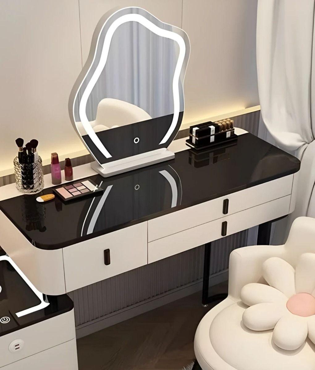 Espejo Decorativo Maquillaje Luz Mesa Táctil LED Jhn-7