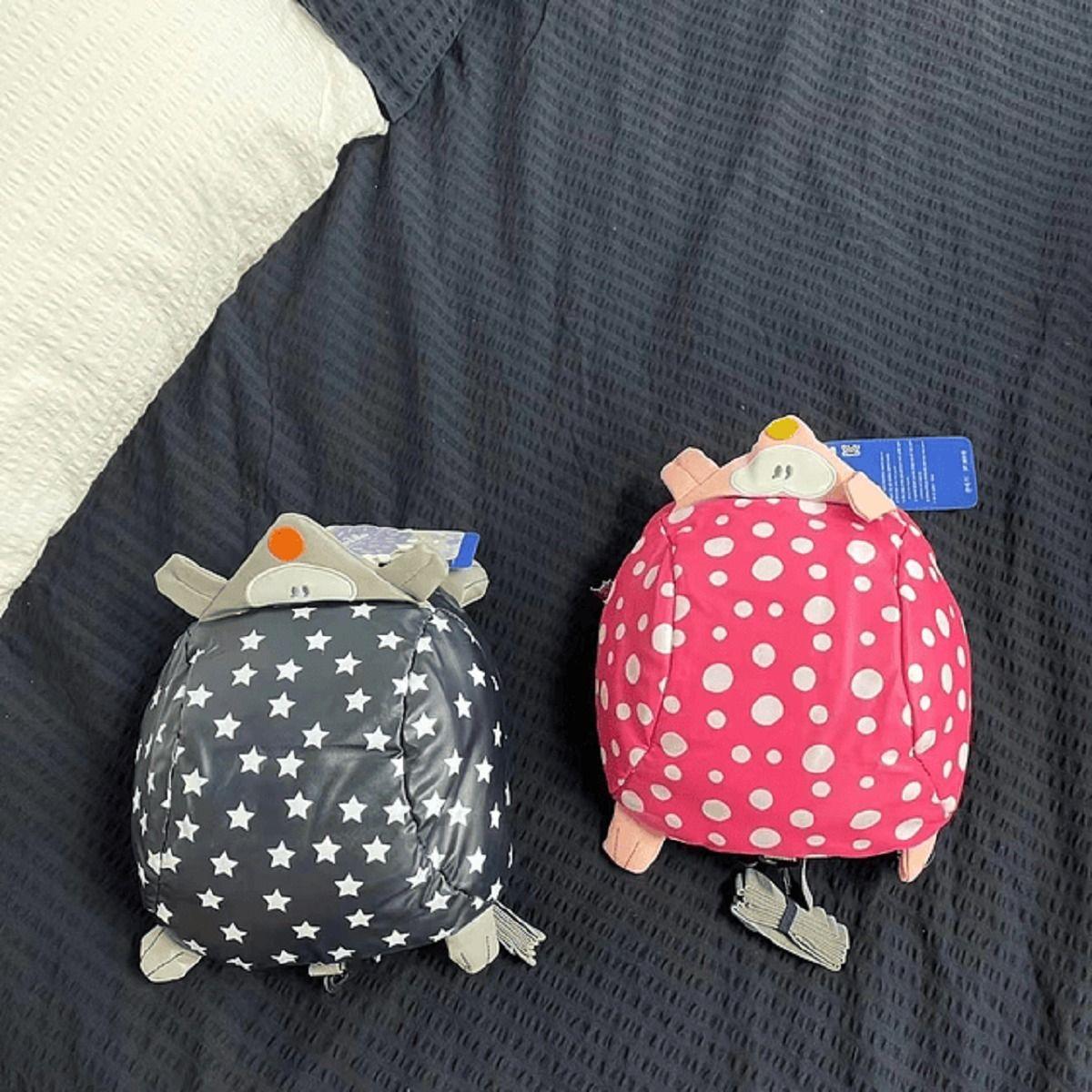 Set 3 Mochila Anti-Pérdida Niños Diseño Animales 3D Lau-6