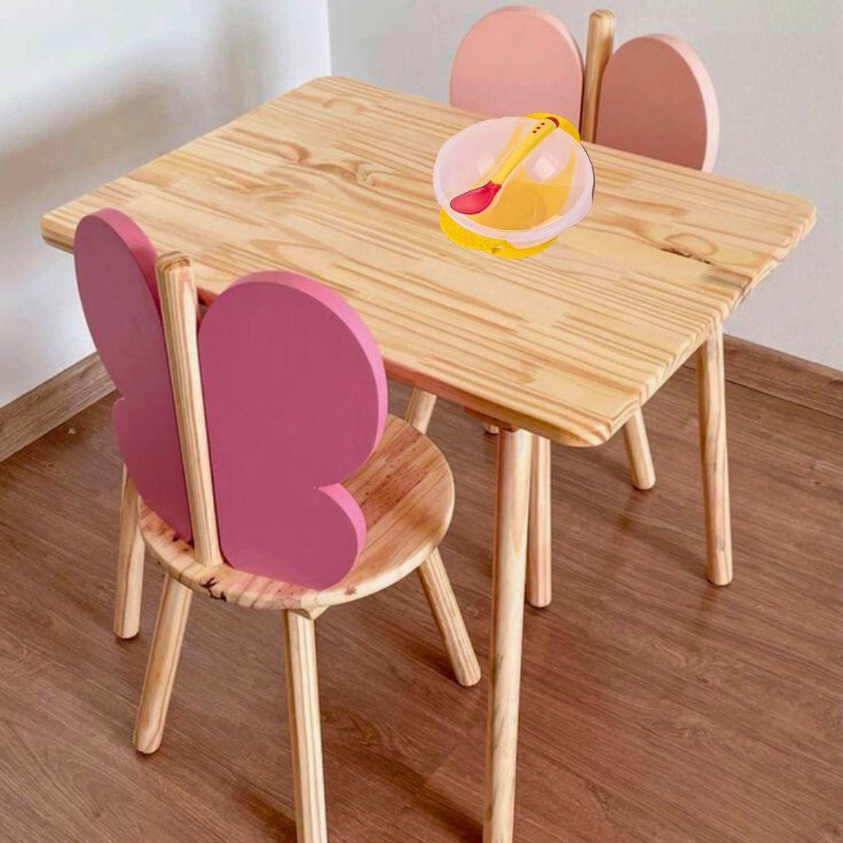 Set 6 Platos Tazon + Cuchara Temperatura Comida Bebes Lau-2