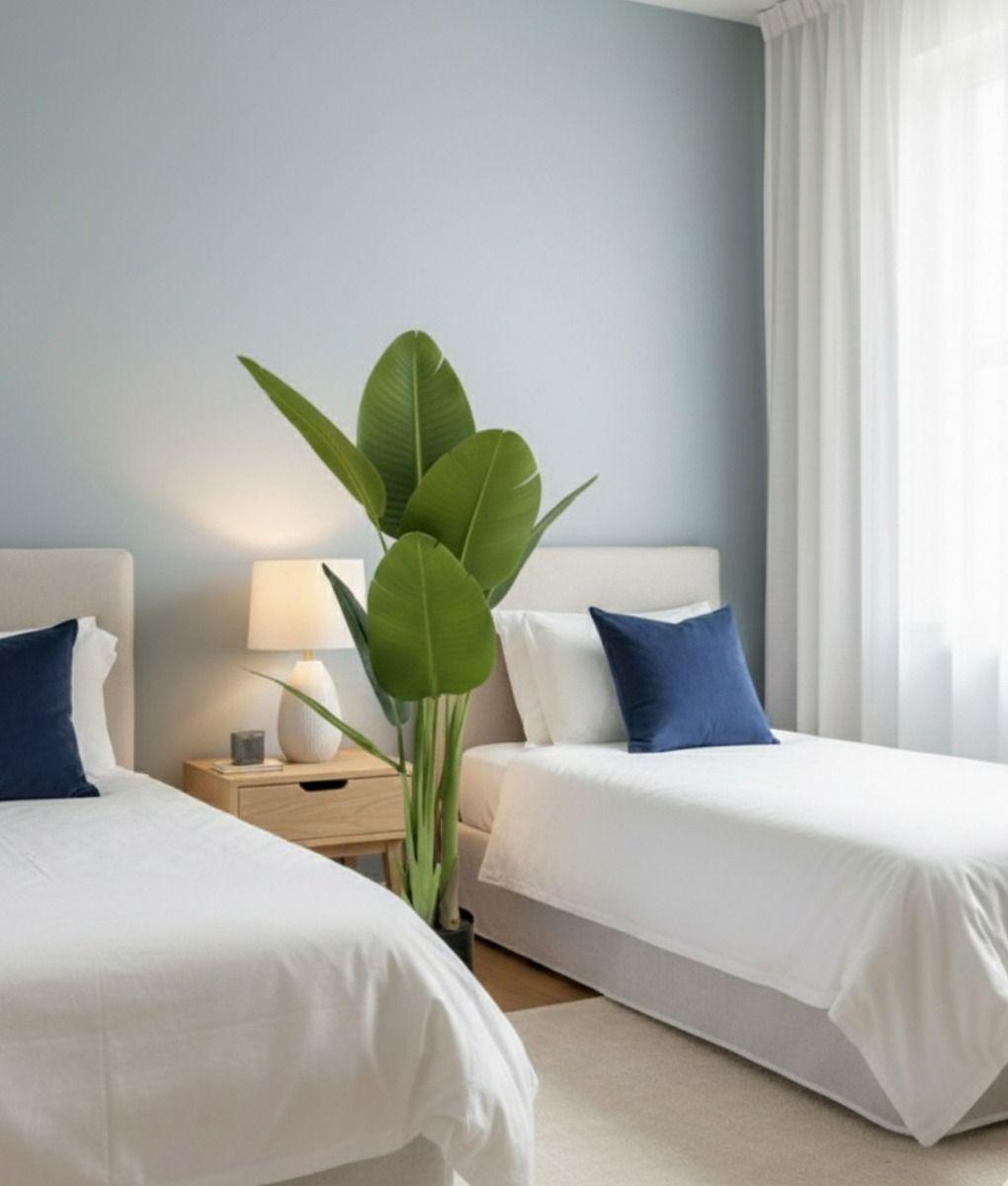 Planta Artificial Decorativa Ave de Paraíso Adorno Hogar Jhn-7