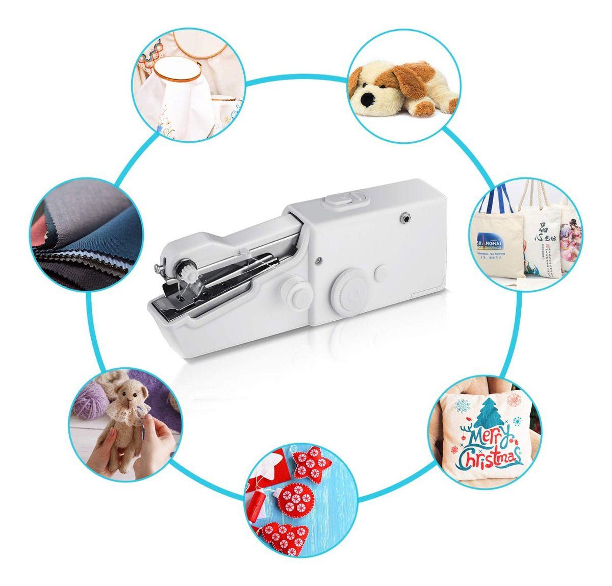 Máquina Coser Mini Portátil Mano Reparar Tela Hogar Jhn-5
