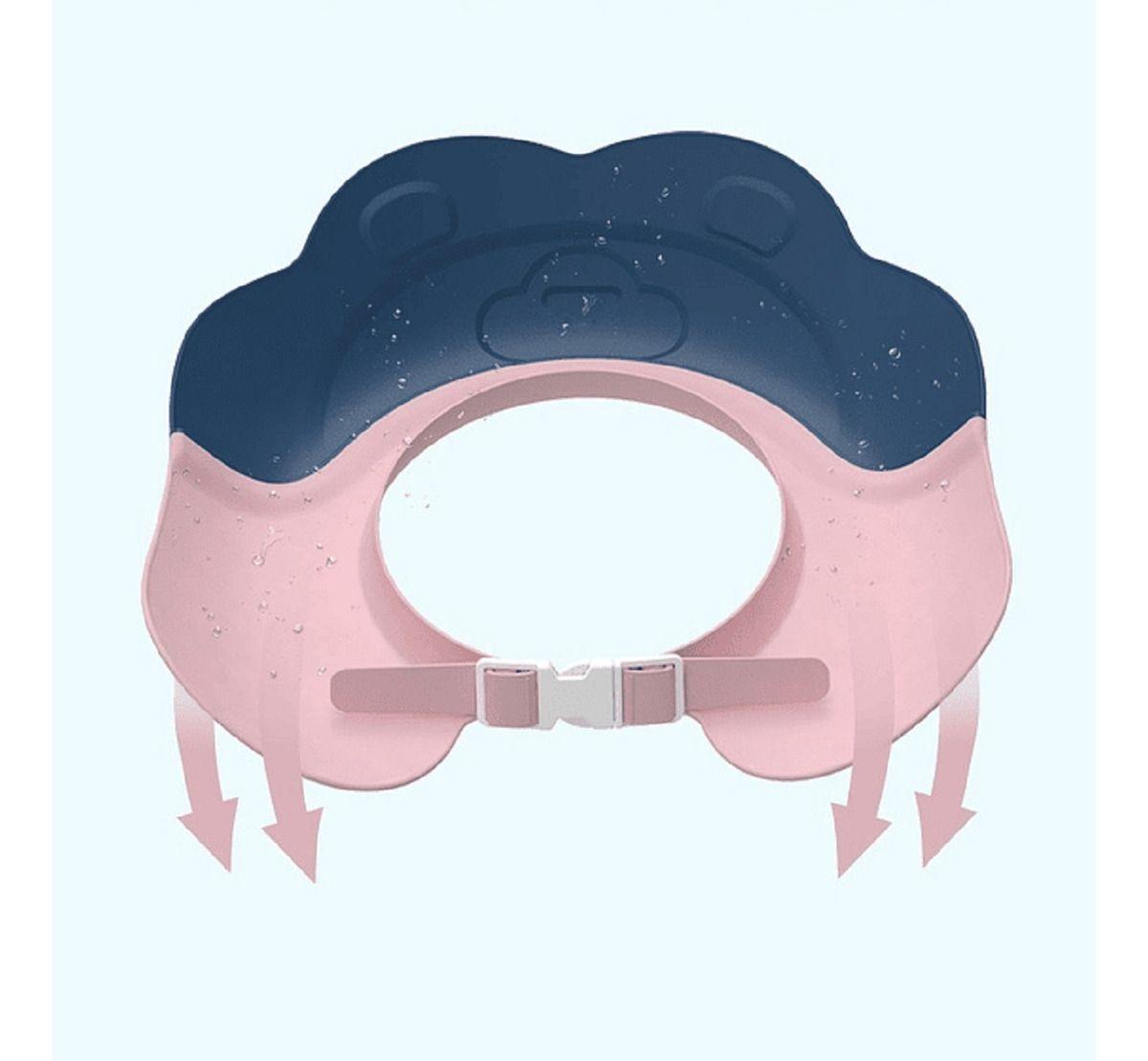 Set 4 Gorro Visera Ducha Silicona Ajustable Baño Bebe Lau-1