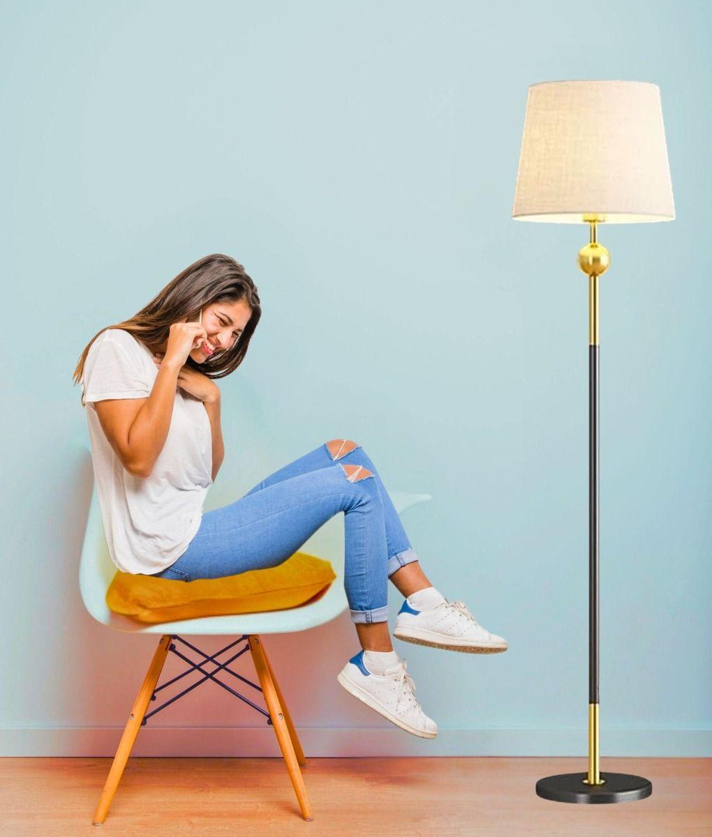 Lámpara Pie Moderna Decorativa Alta Compacta Hogar Jhn-3