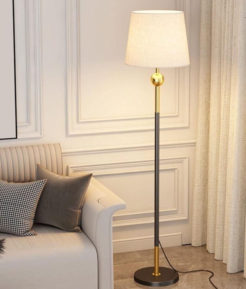 Lámpara Pie Moderna Decorativa Alta Compacta Hogar Jhn-5