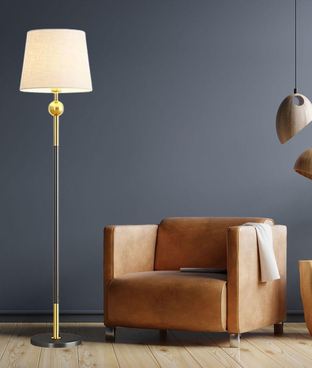 Lámpara Pie Moderna Decorativa Alta Compacta Hogar Jhn-8
