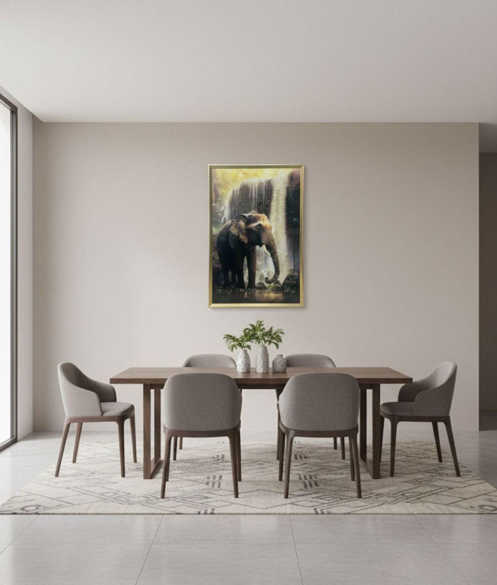 Cuadro Decorativo Elefante Majestuoso Naturaleza Adorno Jhn-9