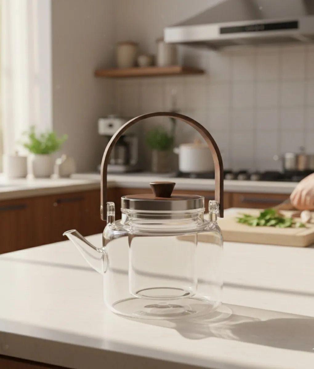 Tetera Funcional Hervidor Diseño Nórdico Asa Contraste Jhn-6