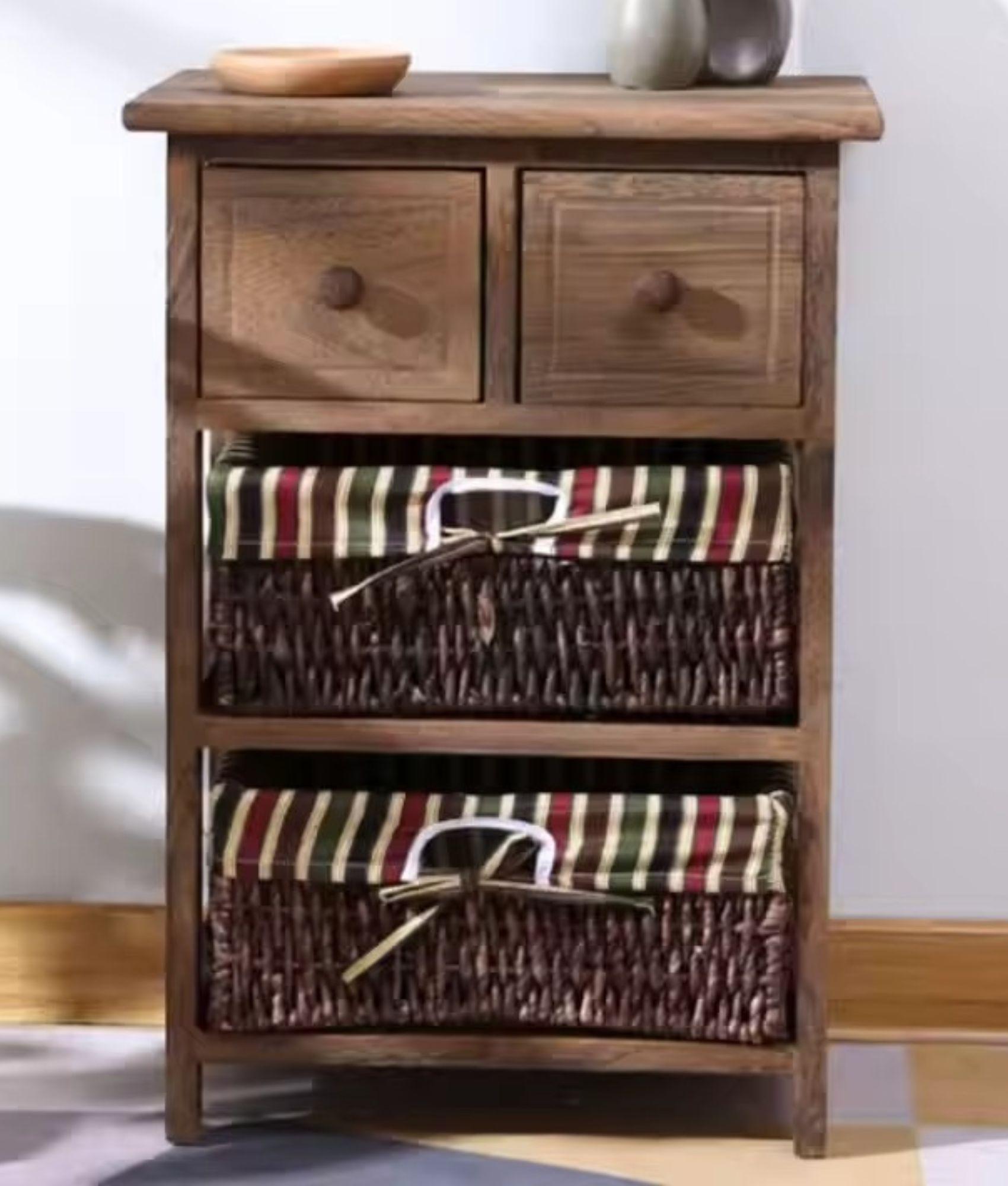 Cómoda Decorativa Almacenamiento Elegante Funcional Jhn-7