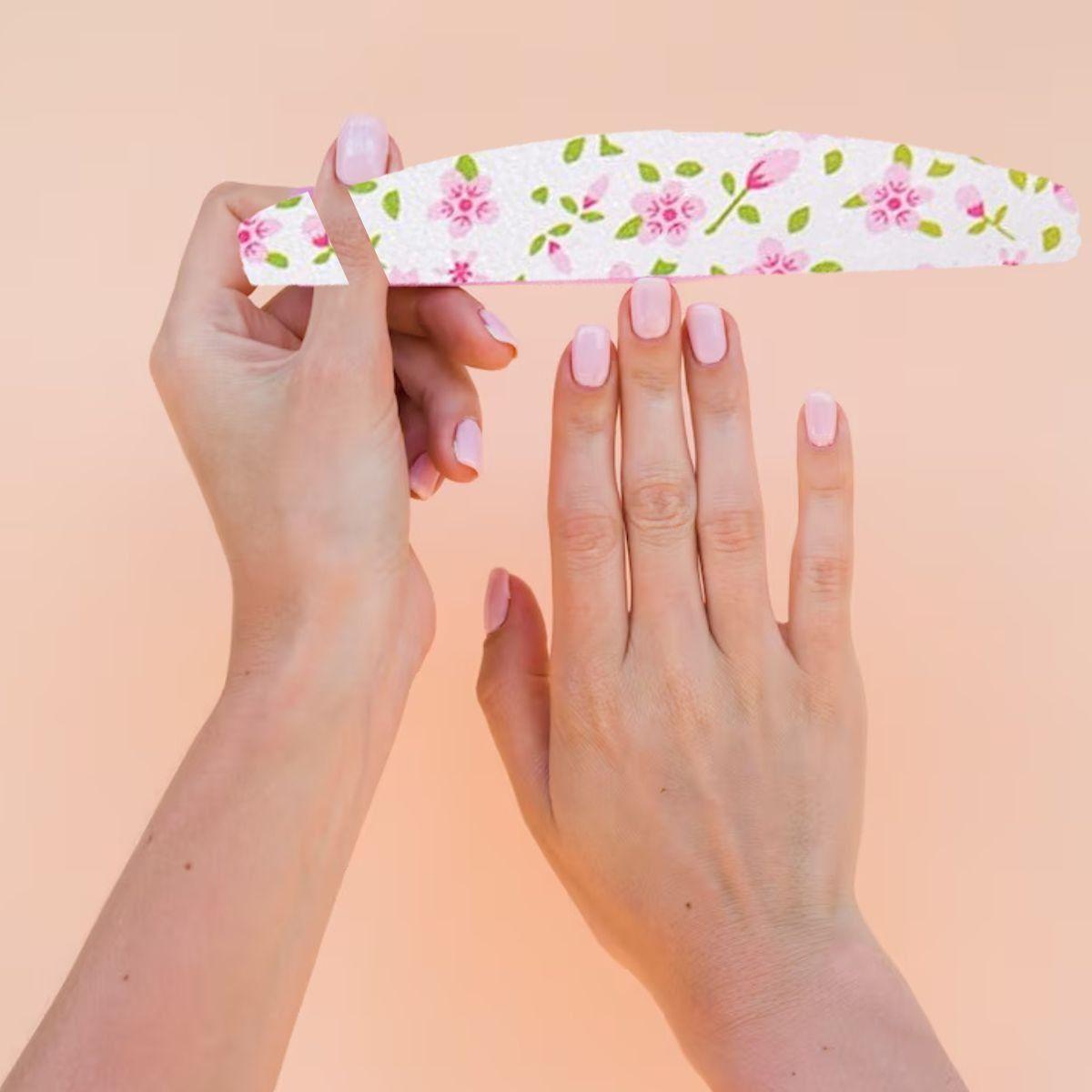 SET 8 LIMAS DE UÑAS MULTIGRANO MANICURE PEDICURE SPA LAU-4