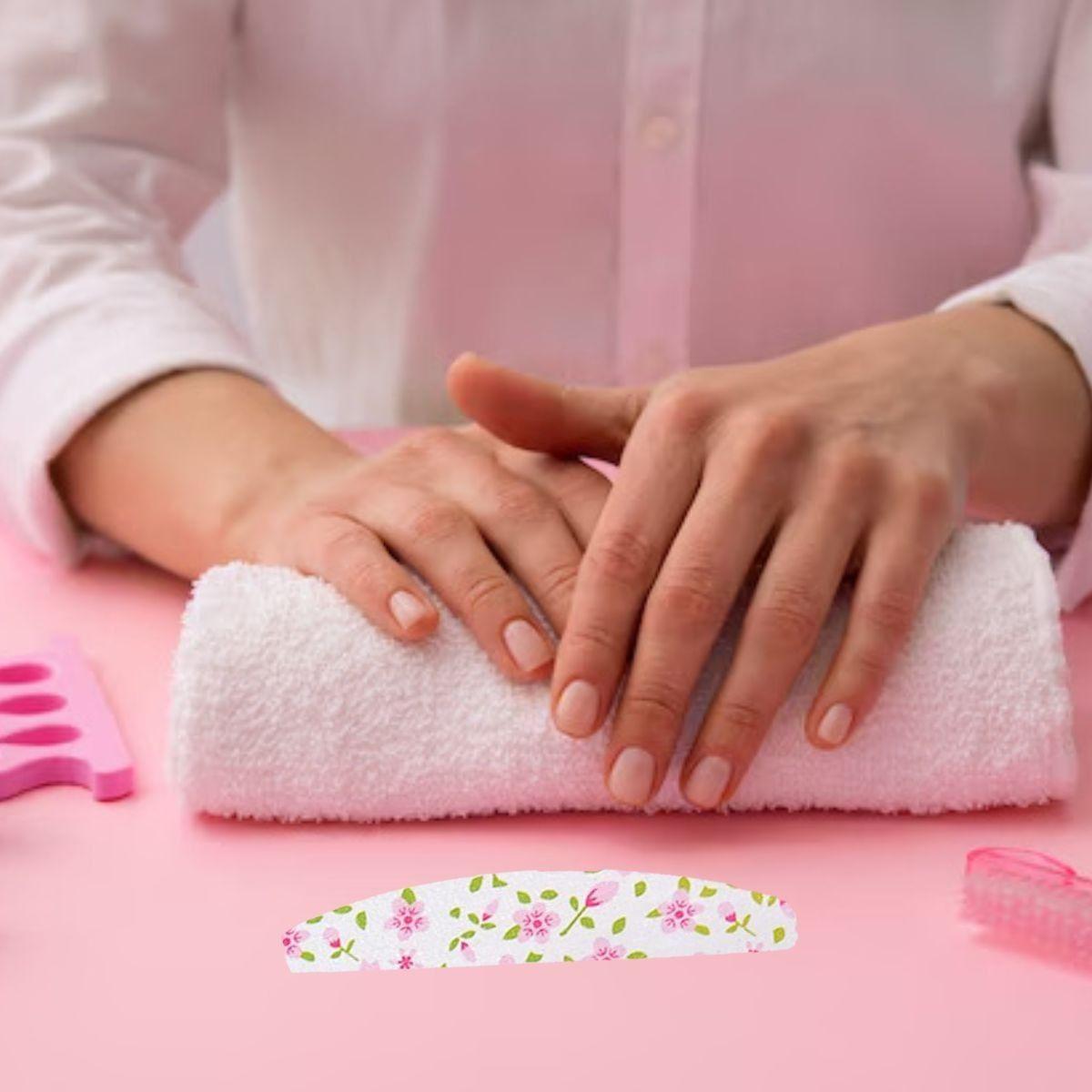 SET 8 LIMAS DE UÑAS MULTIGRANO MANICURE PEDICURE SPA LAU-8