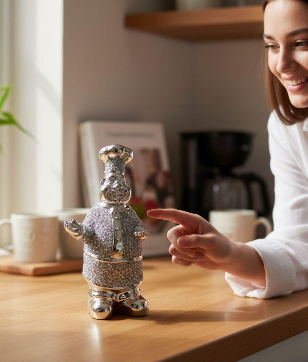 Figura Decorativa Estatua Chef Estilo Cocina Adorno Jhn-3