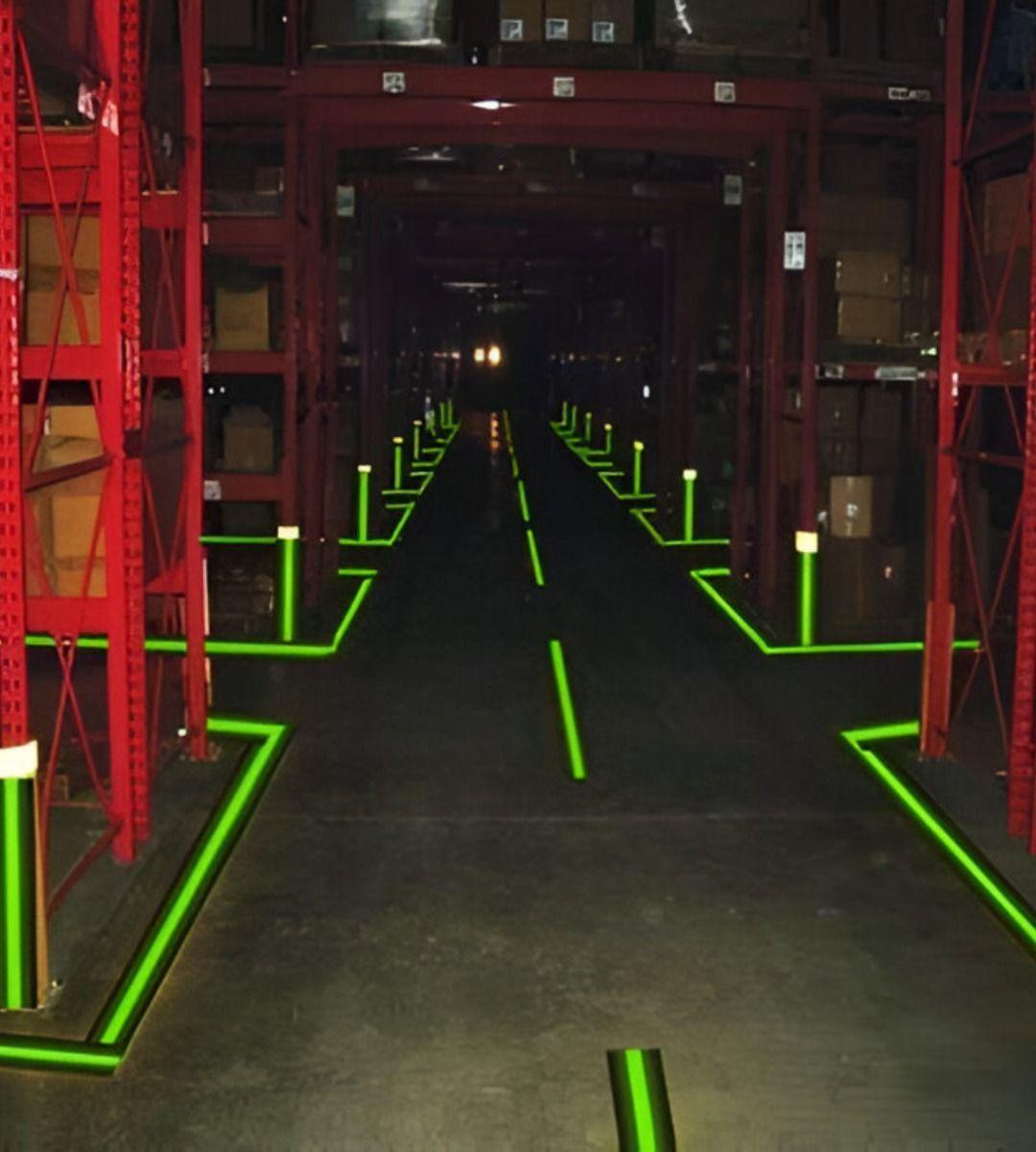 Cinta Seguridad Luminosa Antideslizante Adhesiva 5m Jhn-9