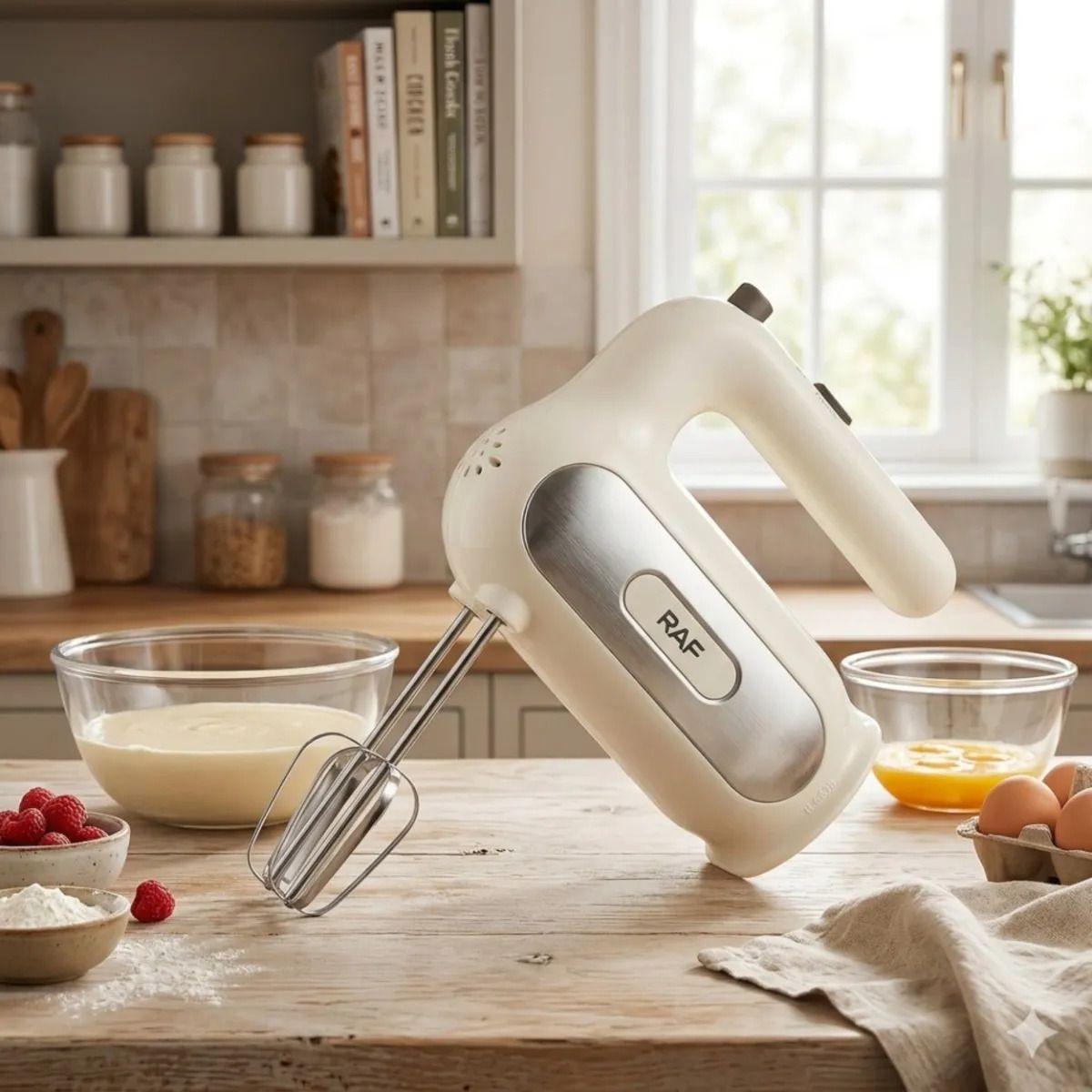 Batidora Mano Cocina Varillas Ganchos Masas Respotería ALJ-6