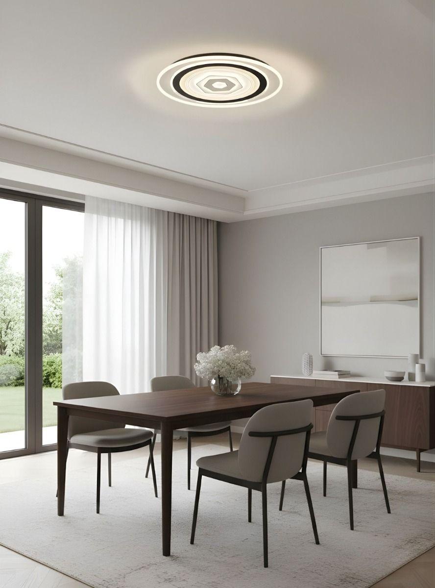 Lámpara Techo LED Plafón Diseño Contemporáneo Circular Jhn-5