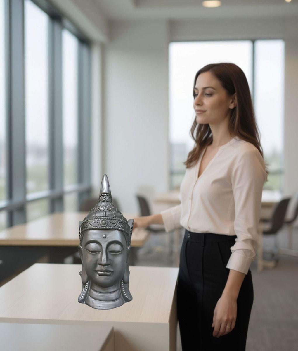 Figura Decorativa Cabeza Buda Estatua Adorno Hogar Jhn-4