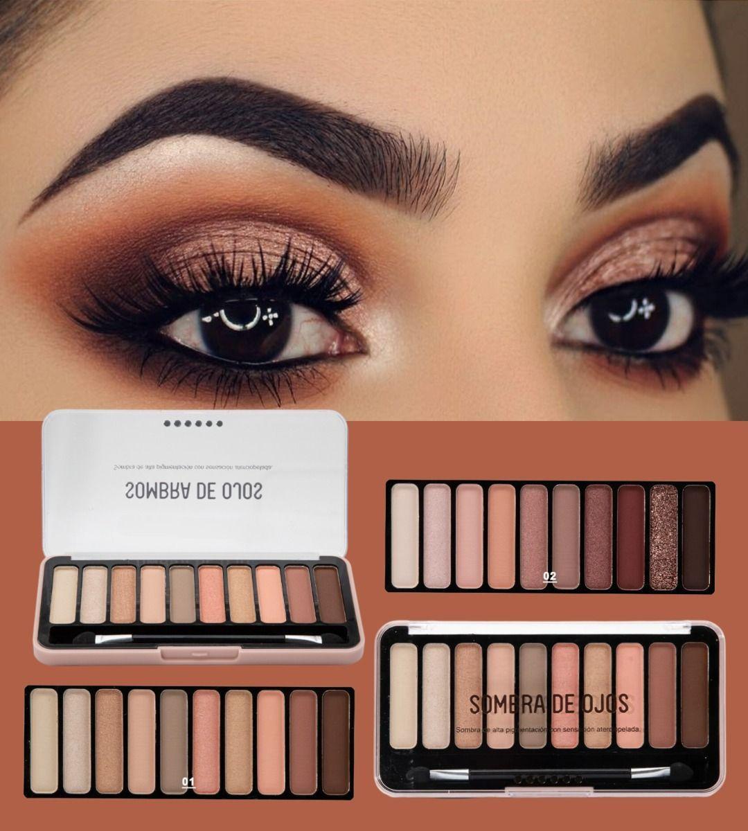 Set 2 Sombra Ojos Paleta Multifuncional Polvo 10 Colores Jhn-6