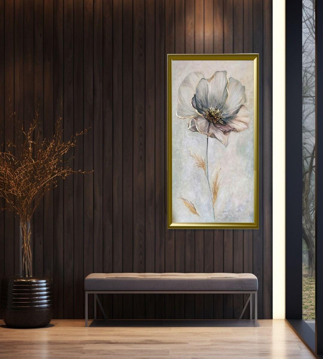 Cuadro Decorativo Pared Flores Serenas Pintura Jhn-7