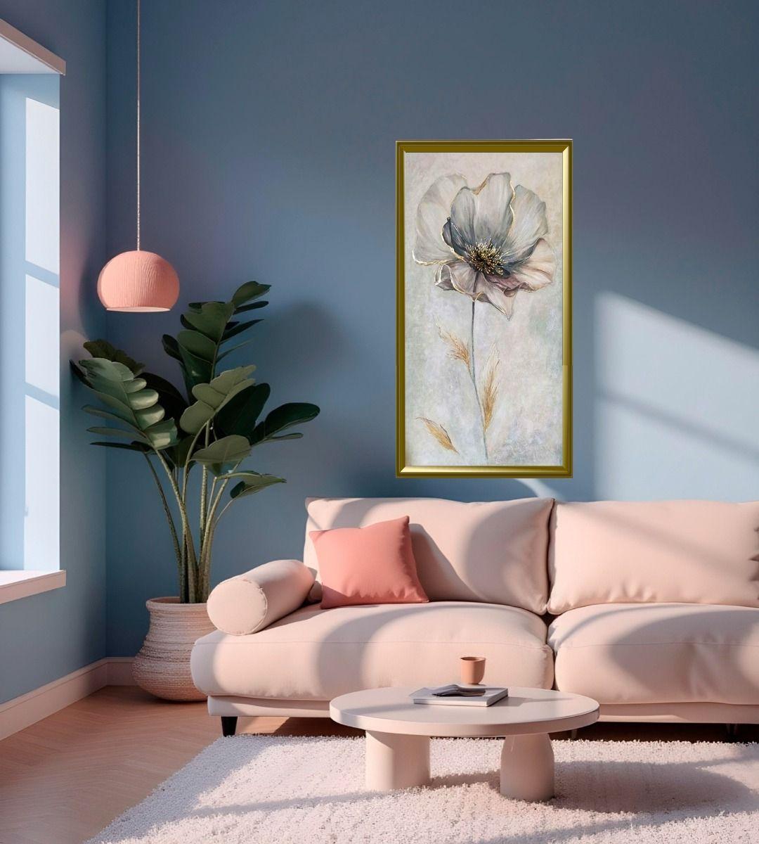 Cuadro Decorativo Pared Flores Serenas Pintura Jhn-8