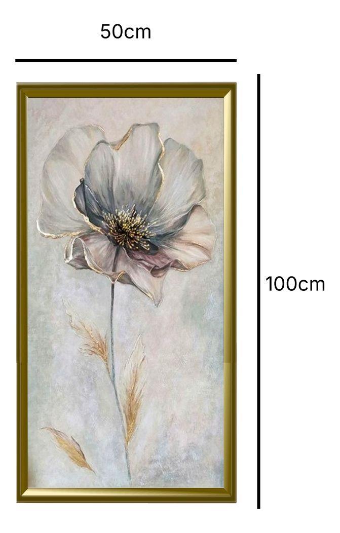 Cuadro Decorativo Pared Flores Serenas Pintura Jhn-9