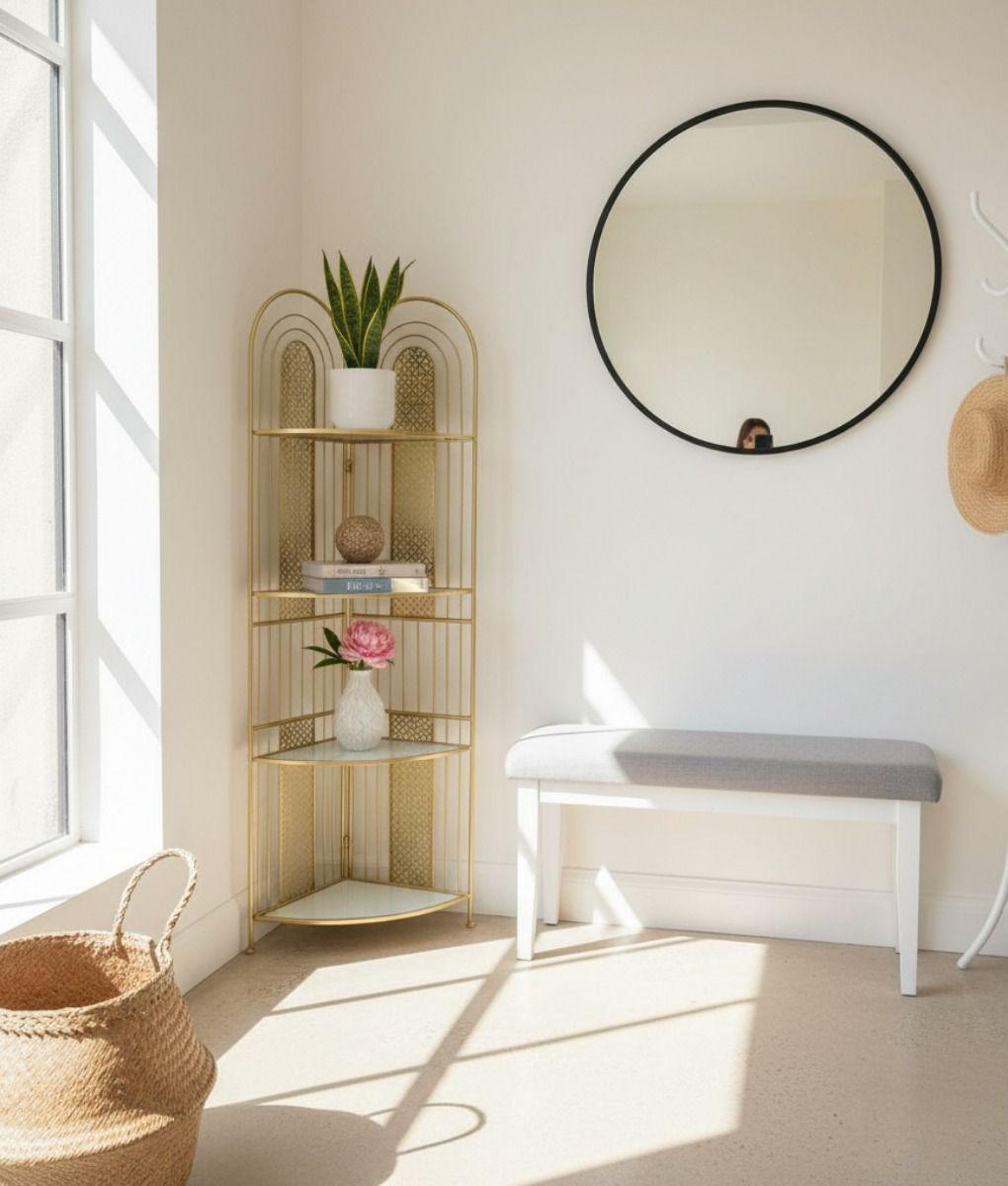 Estante Vertical Exhibición Estilo Esquinero Decorativo Jhn-9