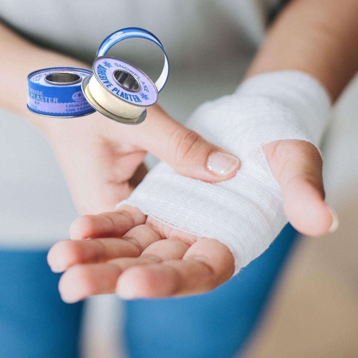 SET 6 CINTAS ADHESIVAS 1,25 CM CURA ENTRENAMIENTO LAU-6