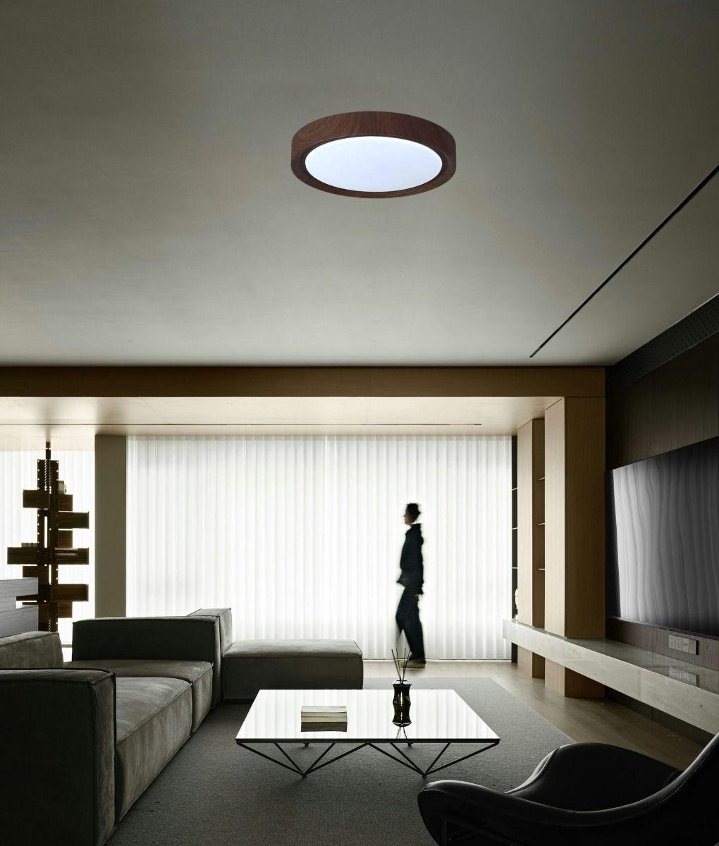 Lámpara Decorativa Techo Redonda LED Estilo Rústico Jhn-4