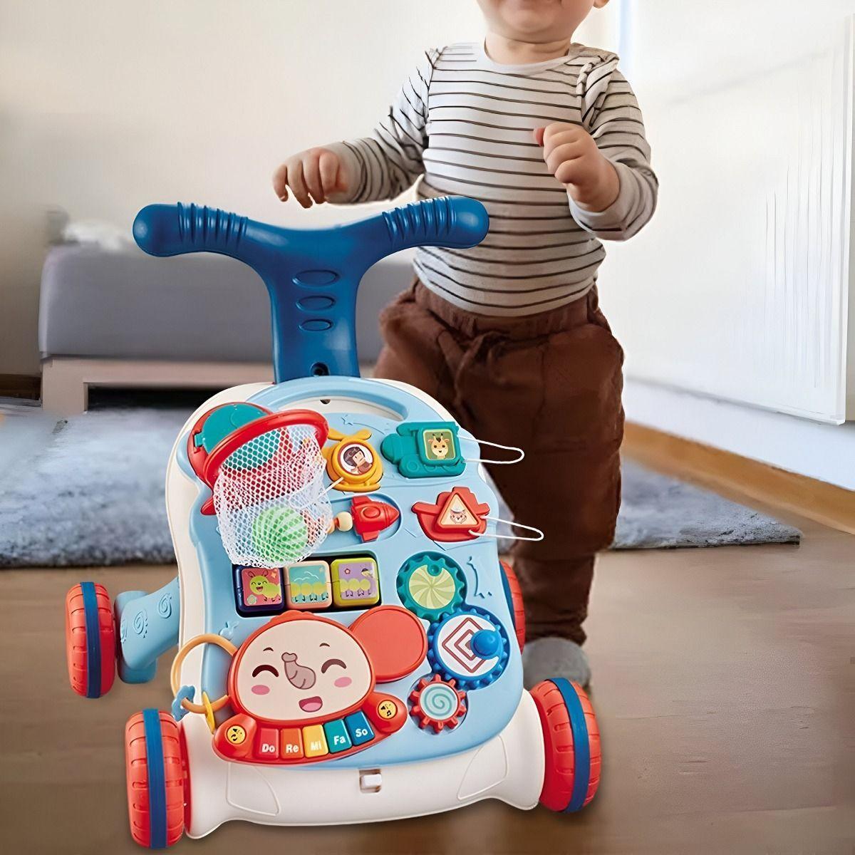 Andador Multifuncional Aprendizaje Bebés 5en1 Musical Jhn-3