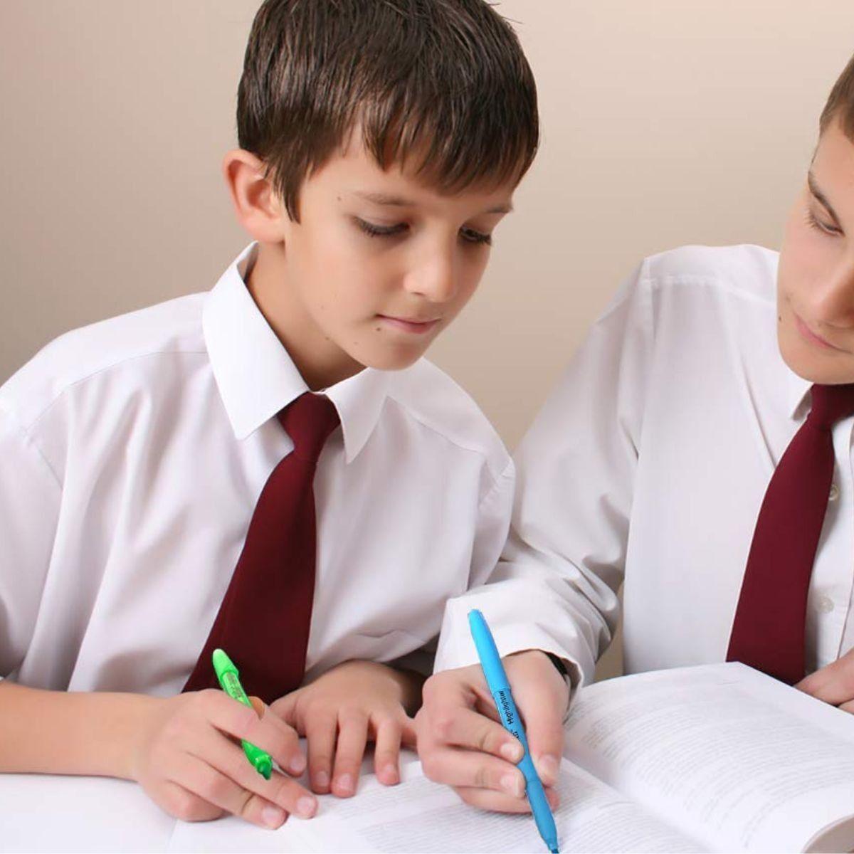 Set 4 Marcador Resaltador Fino Punta Redonda Precisión Jhn-3