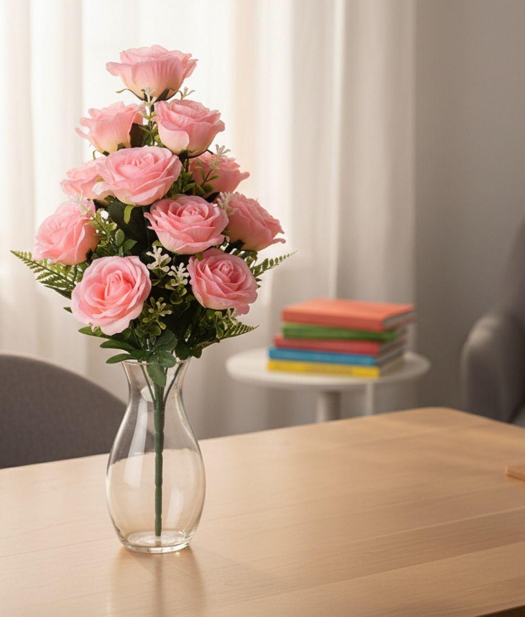 Flores Artificiales Ramo Floral Decorativo Adorno Jhn-9