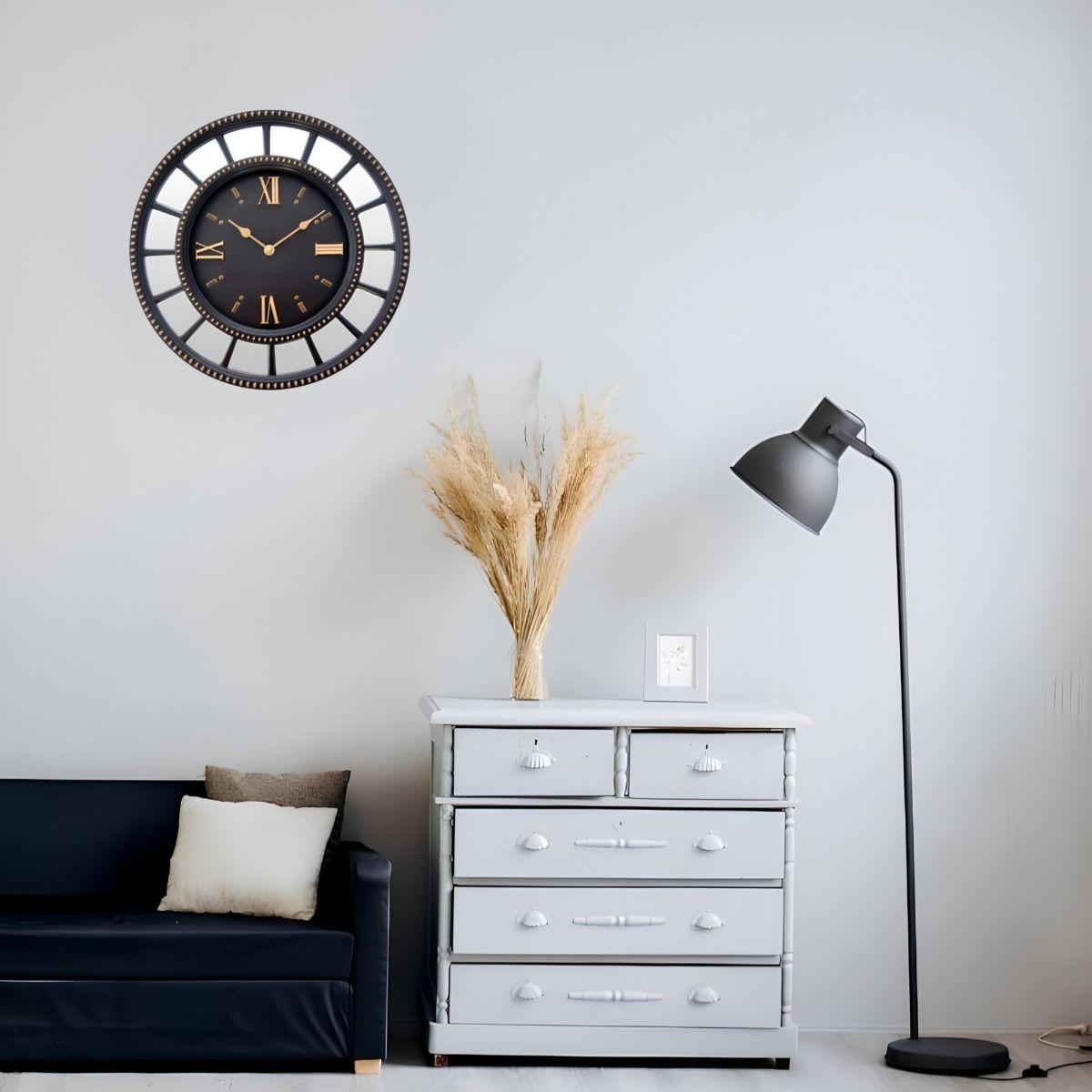 Reloj Pared Industrial Retro Silencioso Decorativo Jhn-7