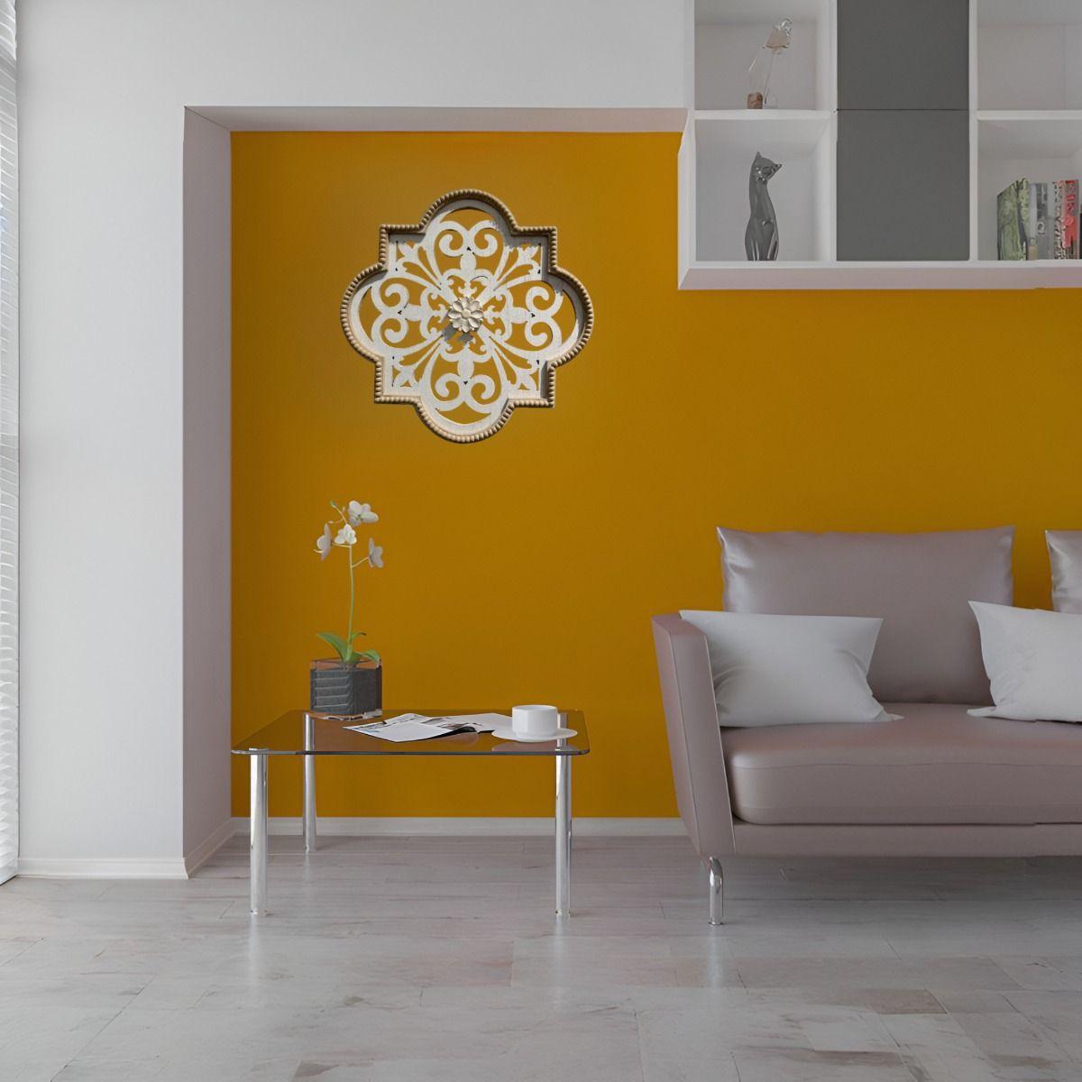 Decoración Pared Flores Huecas Escultura Vintage Jhn-5