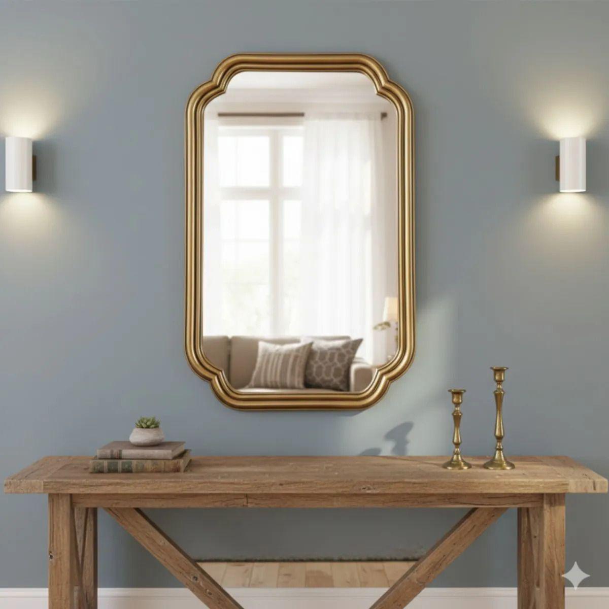 Espejo Pared Decorativo Vintage Estilo Barroco Moderno Jhn-9