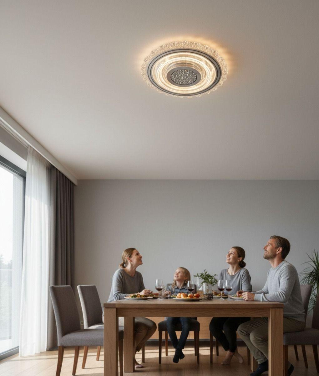 Lámpara Techo Decorativa LED Moderna Diseño Clásico Jhn-4