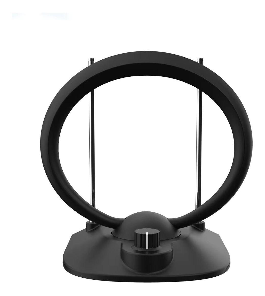 ANTENA TV HD INTERIORES OREJAS DE CONEJO UHF/VHF LAU-0