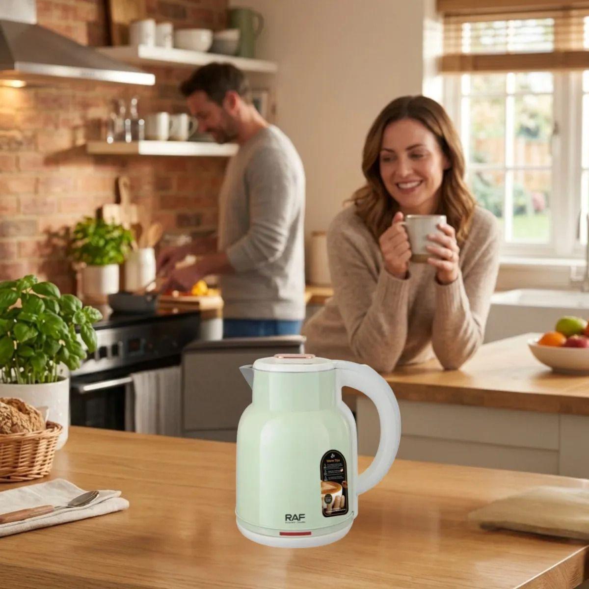 Hervidor Agua Base Giratoria Té Café Estilo Clásico ALJ-6